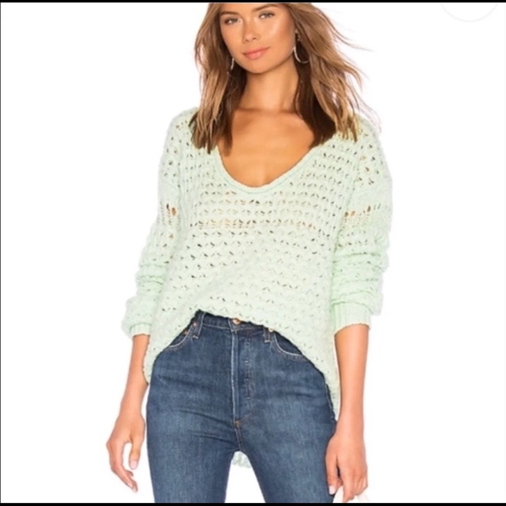 Free People Crashing Waves Sweater NWT